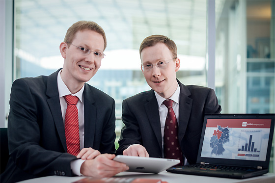 Die Aimpulse-Geschäftsführer Dr. Arne Schuldt und Dr. Jan Gehrke Die Aimpulse-Geschäftsführer Dr. Arne Schuldt und Dr. Jan Gehrke