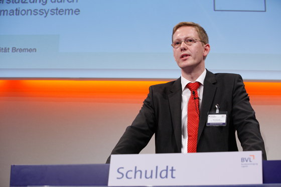 Dr. Arne Schuldt beim Deutschen Logistik Kongress 2010 - Foto: BVL / Kai Bublitz